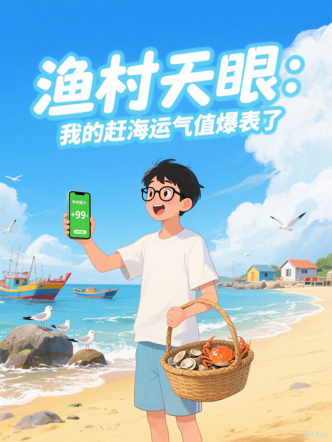 渔村天眼我的赶海运气值爆表了